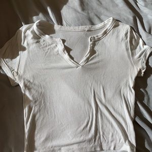 white shein t shirt